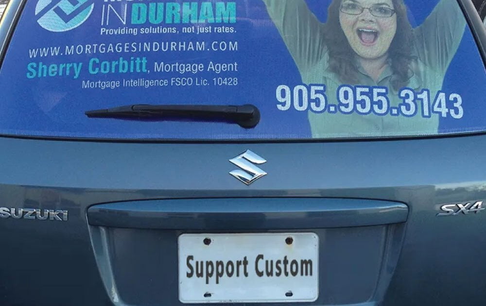 One Way Vision Window Graphics